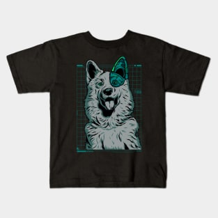 Cyborg Dog Kids T-Shirt